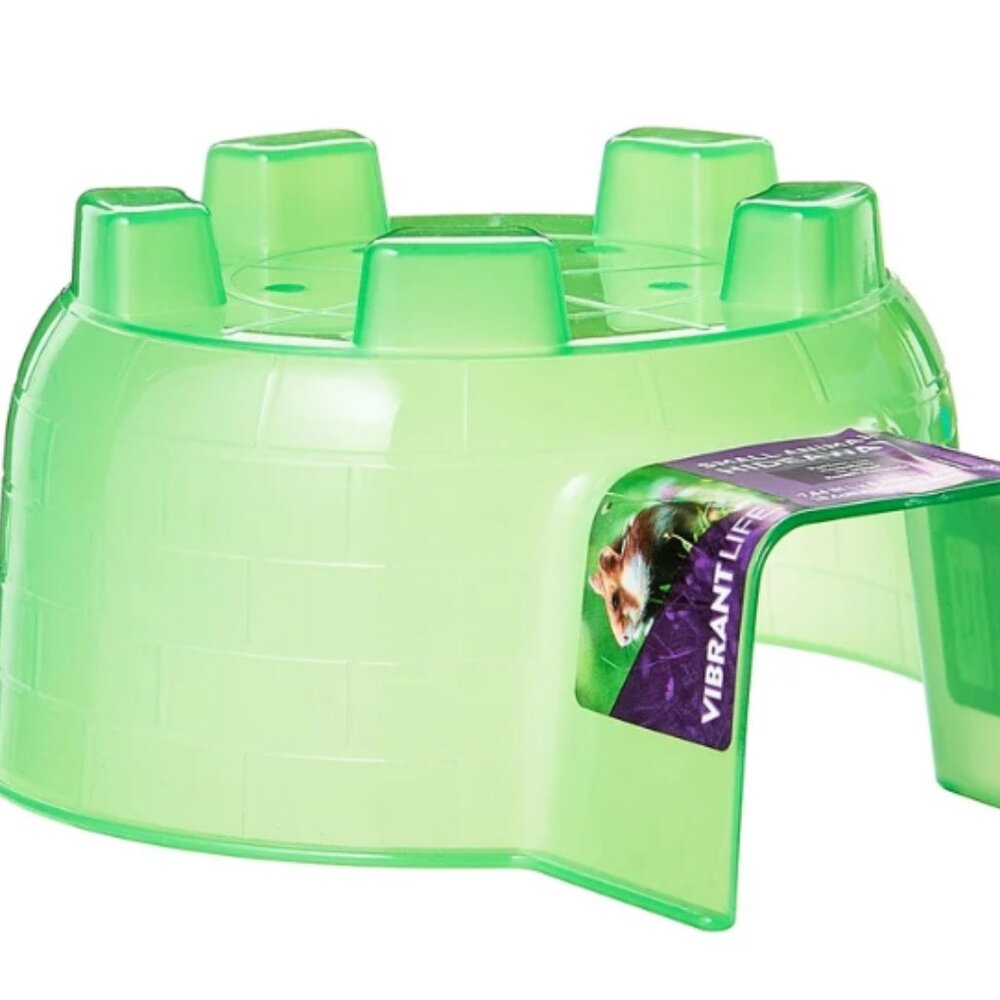 Vibrant Life Small Animal Hideaway :Translucent Plastic Hideout"